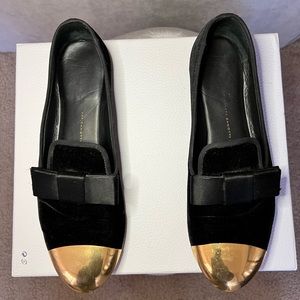 Giuseppe Zanotti Black Velvet Loafters